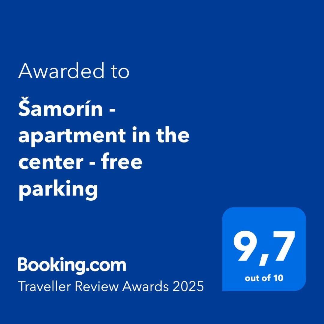 Samorin - Apartment In The Center - Private Parking - Klimatizacia 외부 사진